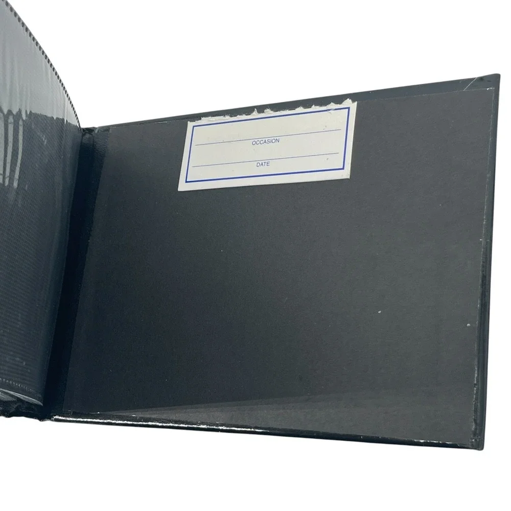 Amscan The Big 50 Oh No Five-OH 50th Birthday Photo Album Black Holographic